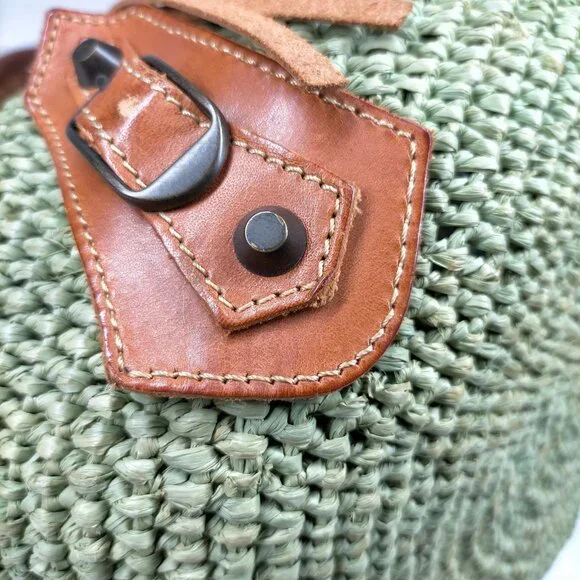 Balenciaga Green Straw Tote Bag mon127-100125 - Picture 6 of 9